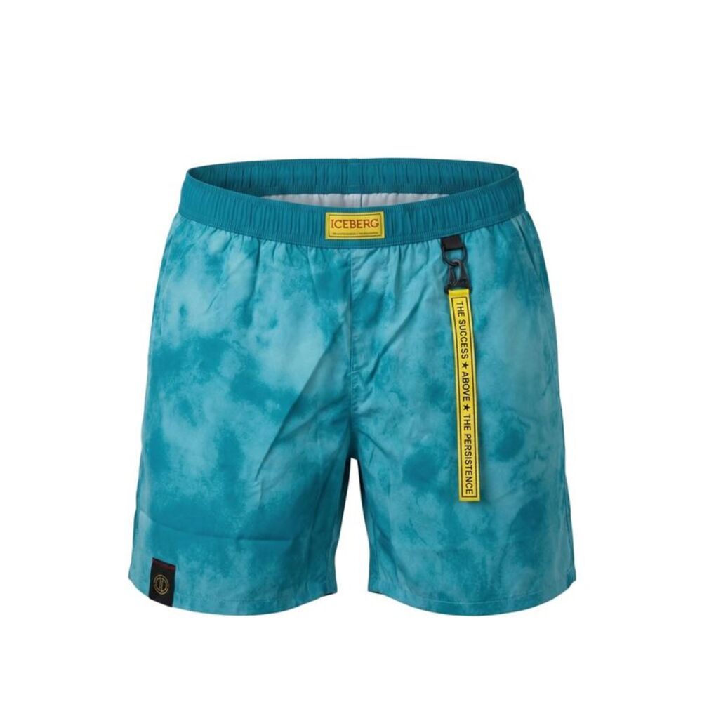 Iceberg Light Blue Polyester Men Swim Men's Short